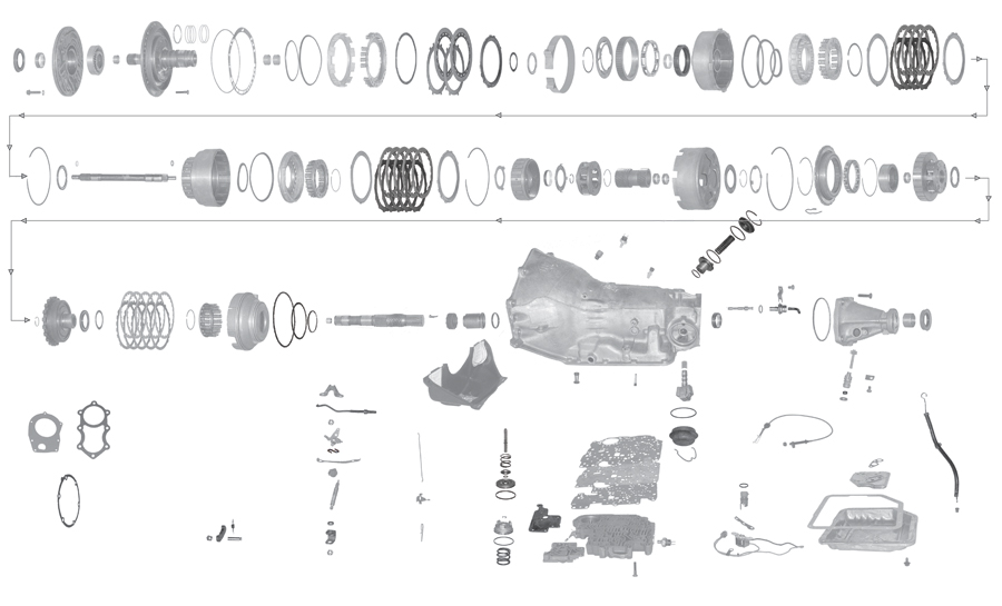 turbo 350 valve body diagram