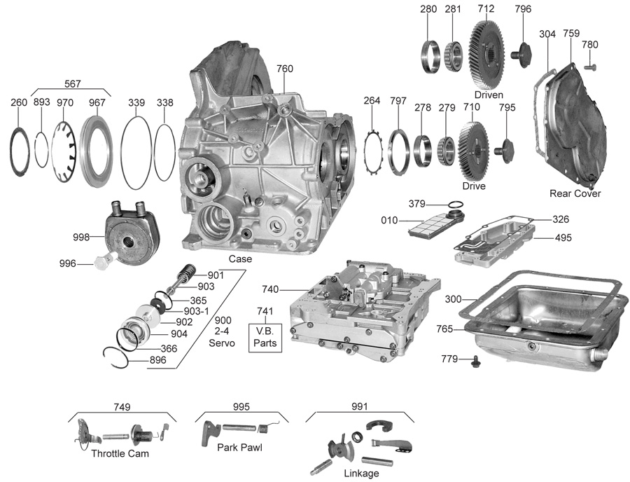 Акпп 4hp18 гидроблок схема